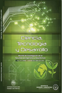 					View Vol. 1 No. 1 (2015): Revista de Investigación Ciencia, Tecnología y Desarrollo
				