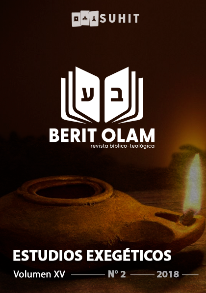 					View Vol. 15 No. 2 (2018): Revista Berit Olam
				