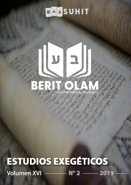 					View Vol. 16 No. 2 (2019): Revista Berit Olam
				